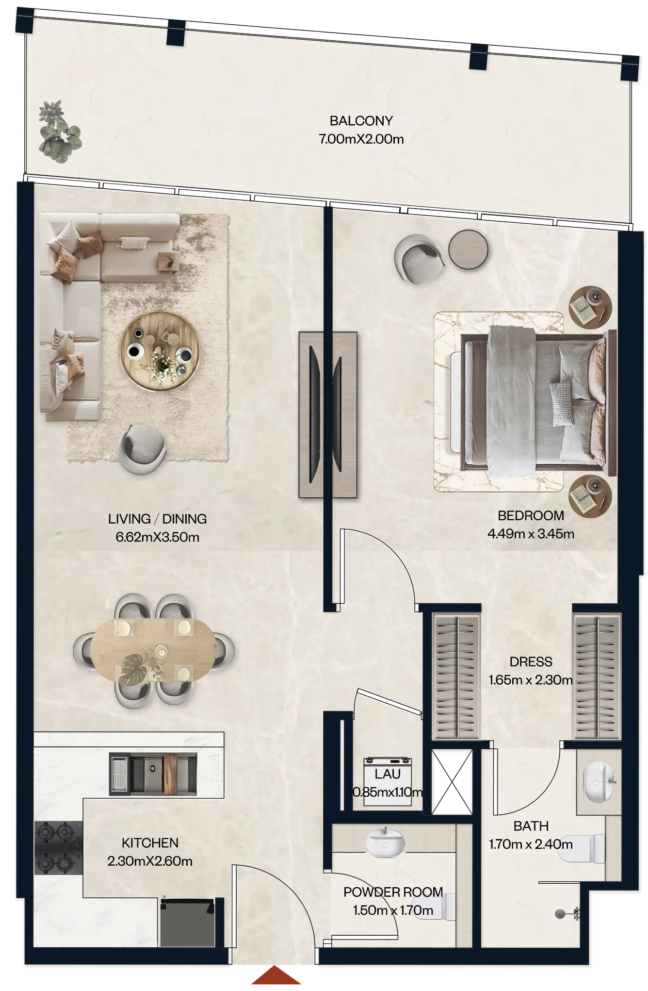 Al Tareq Star Real Estate Development Norah Residence floor plan