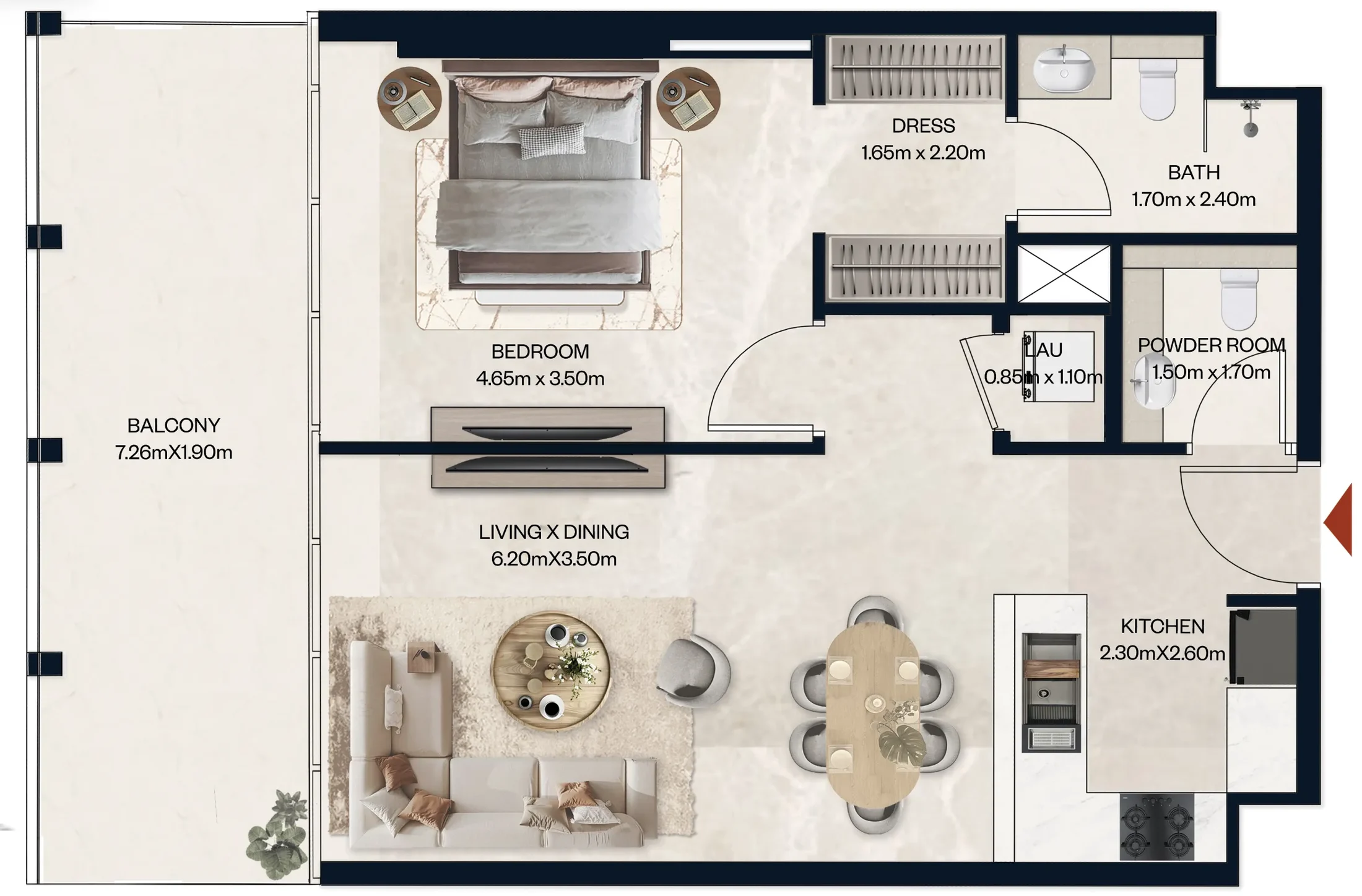 Al Tareq Star Real Estate Development Norah Residence floor plan