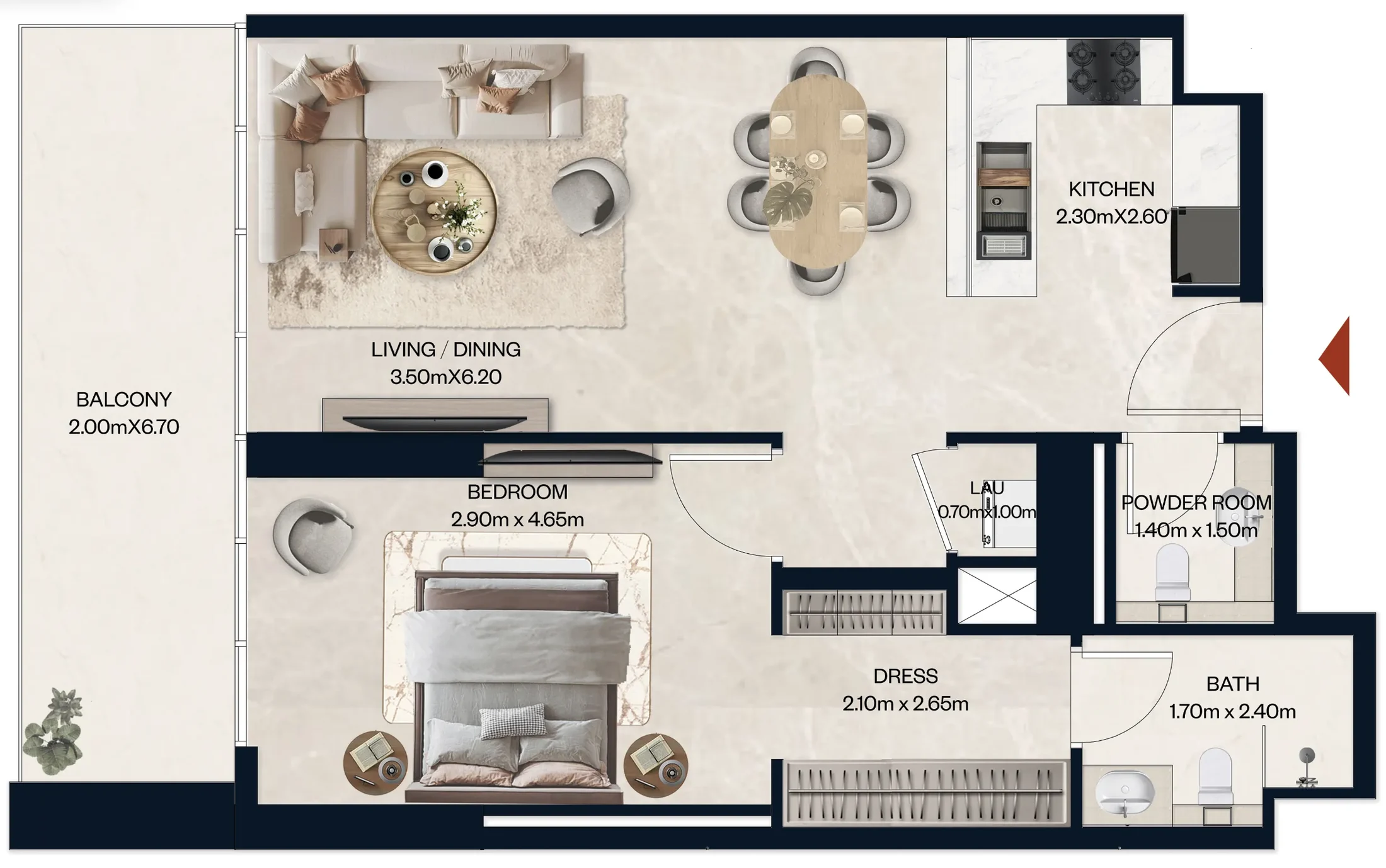 Al Tareq Star Real Estate Development Norah Residence floor plan