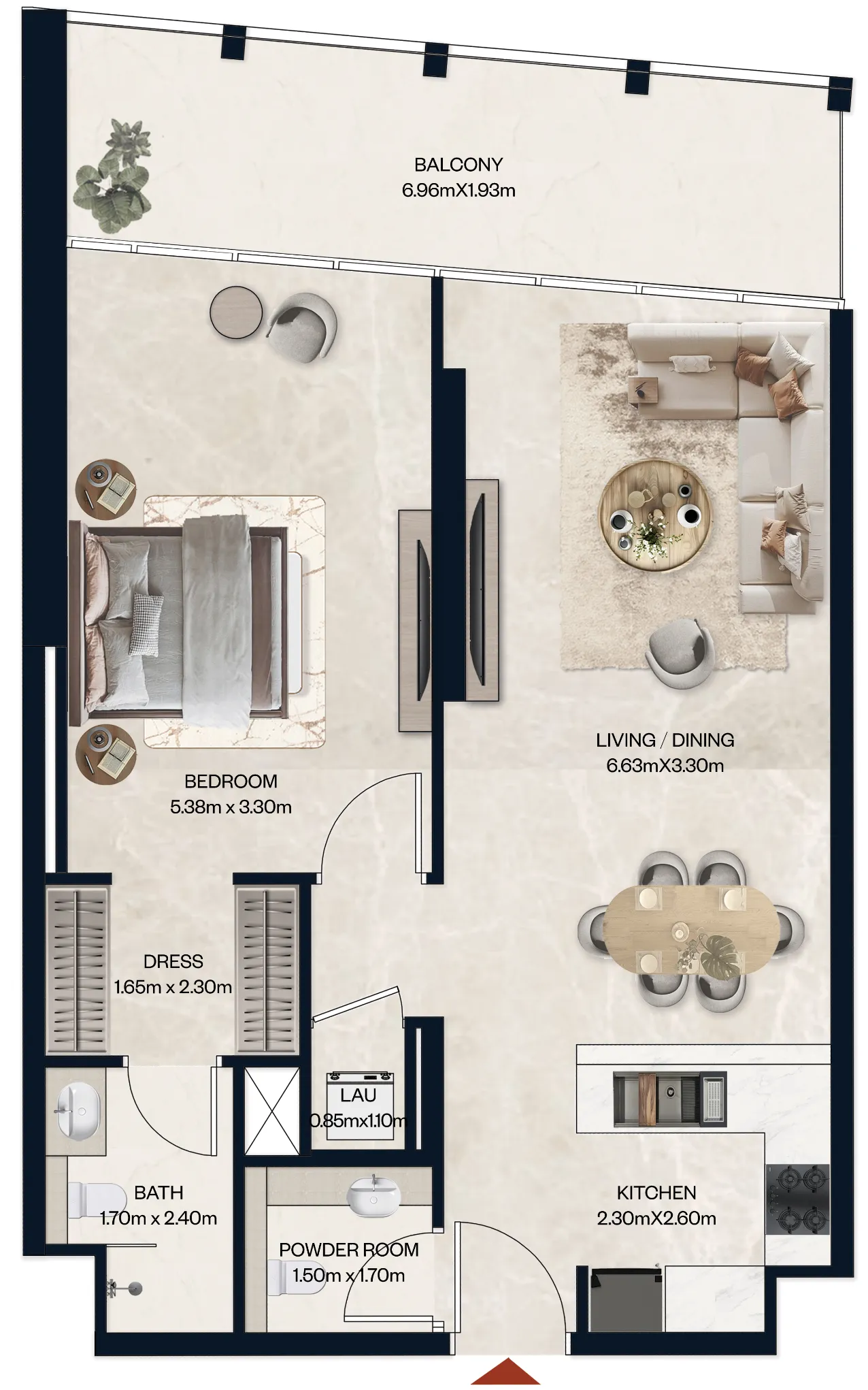 Al Tareq Star Real Estate Development Norah Residence floor plan