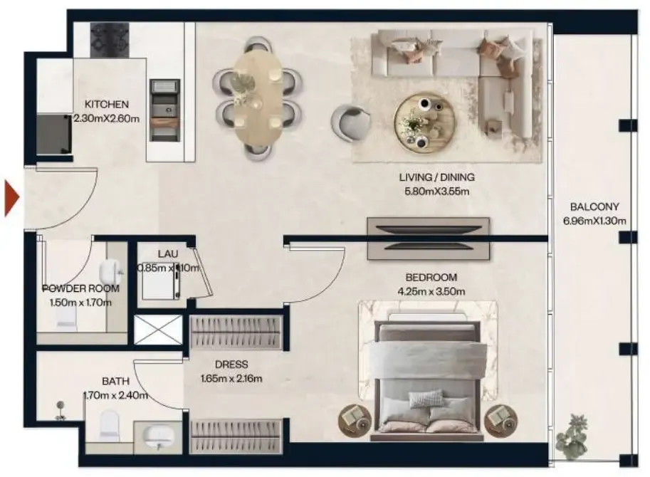 Al Tareq Star Real Estate Development Norah Residence floor plan