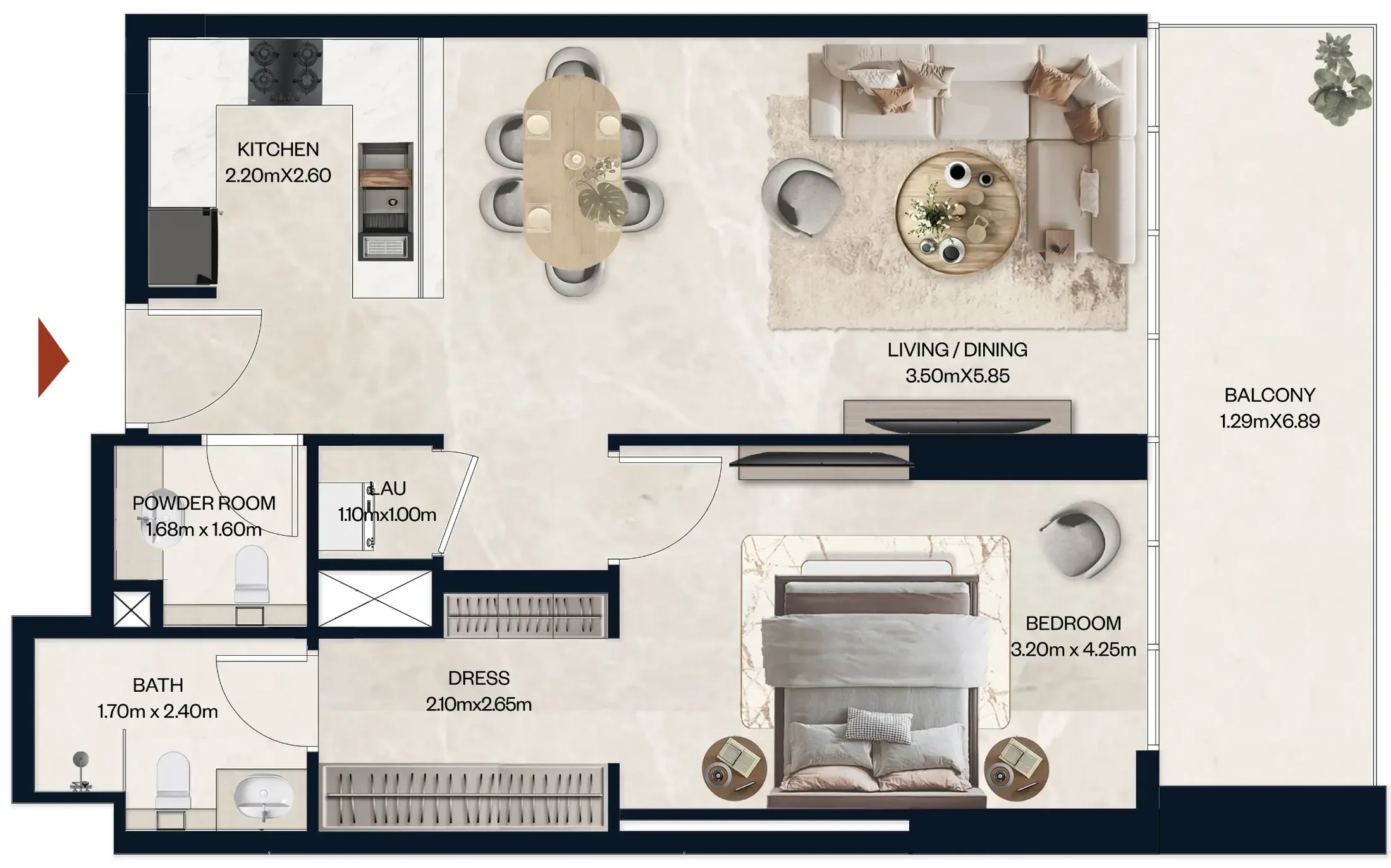 Al Tareq Star Real Estate Development Norah Residence floor plan