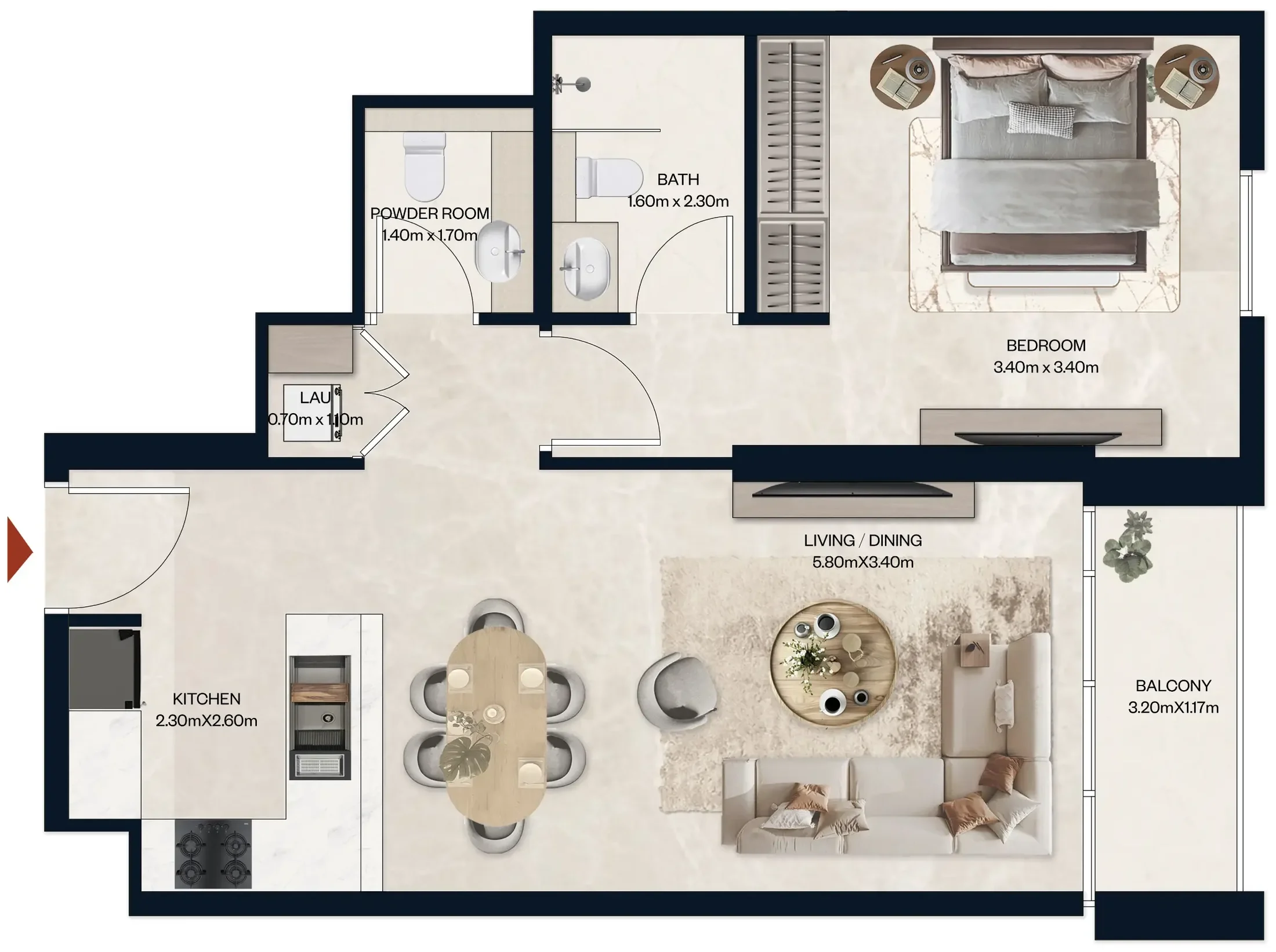 Al Tareq Star Real Estate Development Norah Residence floor plan