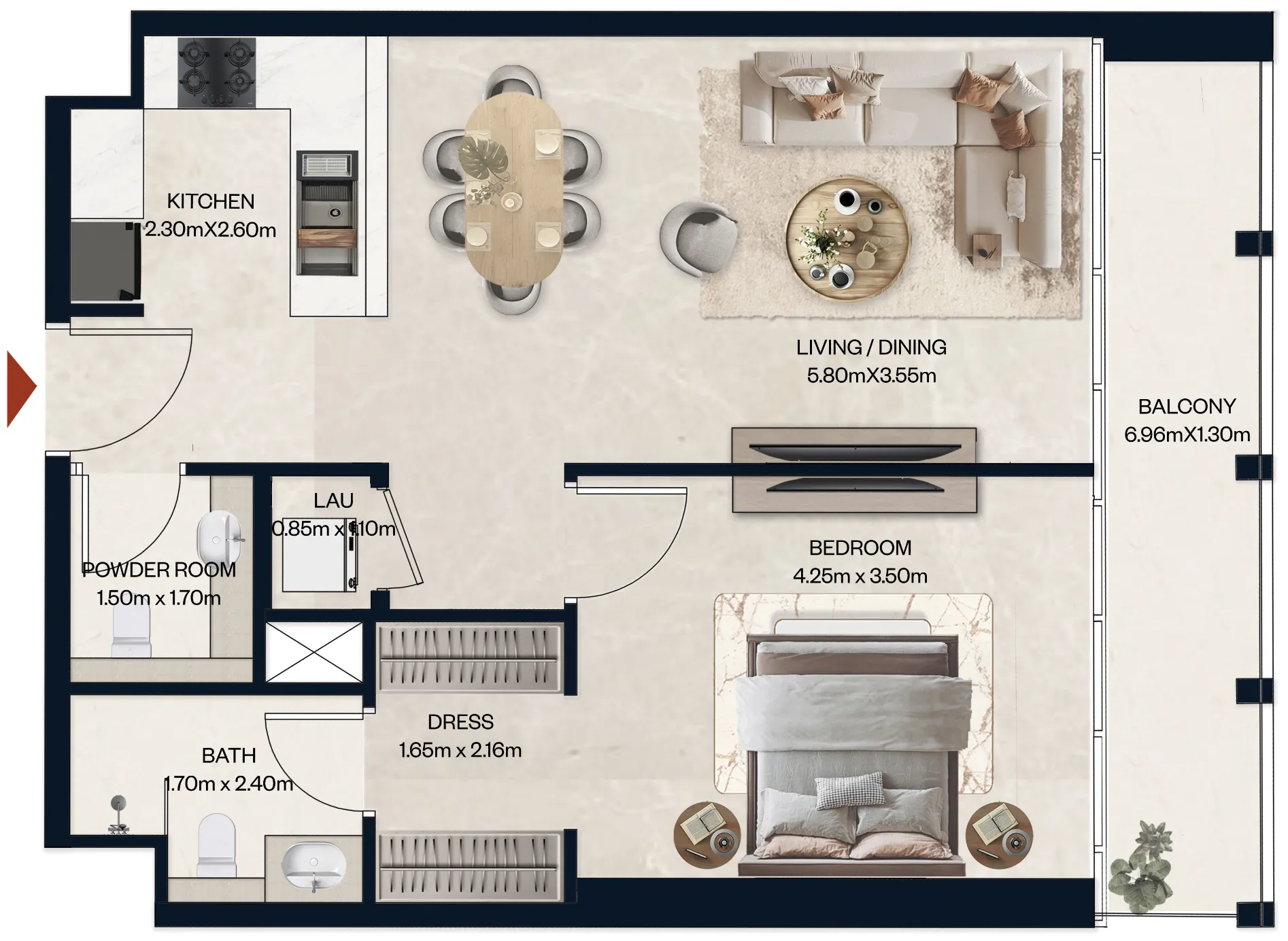 Al Tareq Star Real Estate Development Norah Residence floor plan