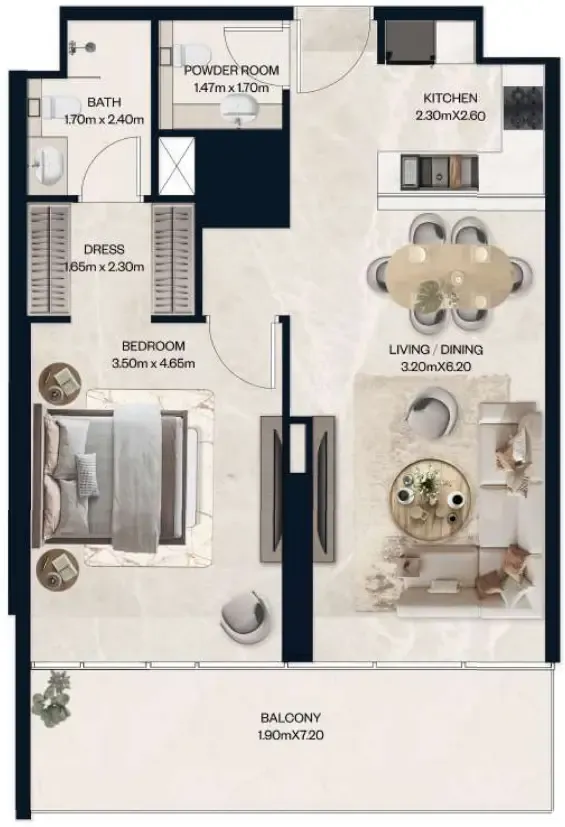Al Tareq Star Real Estate Development Norah Residence floor plan