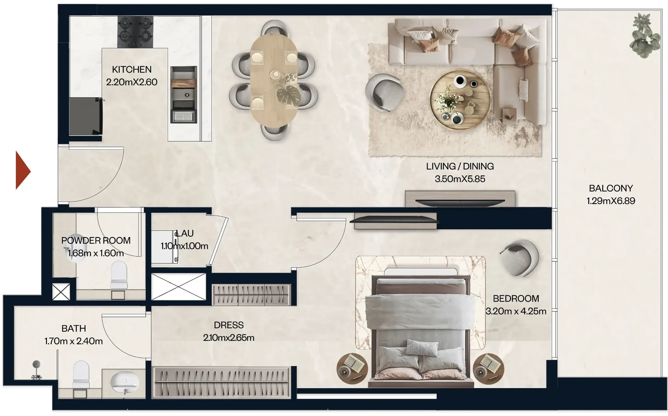Al Tareq Star Real Estate Development Norah Residence floor plan