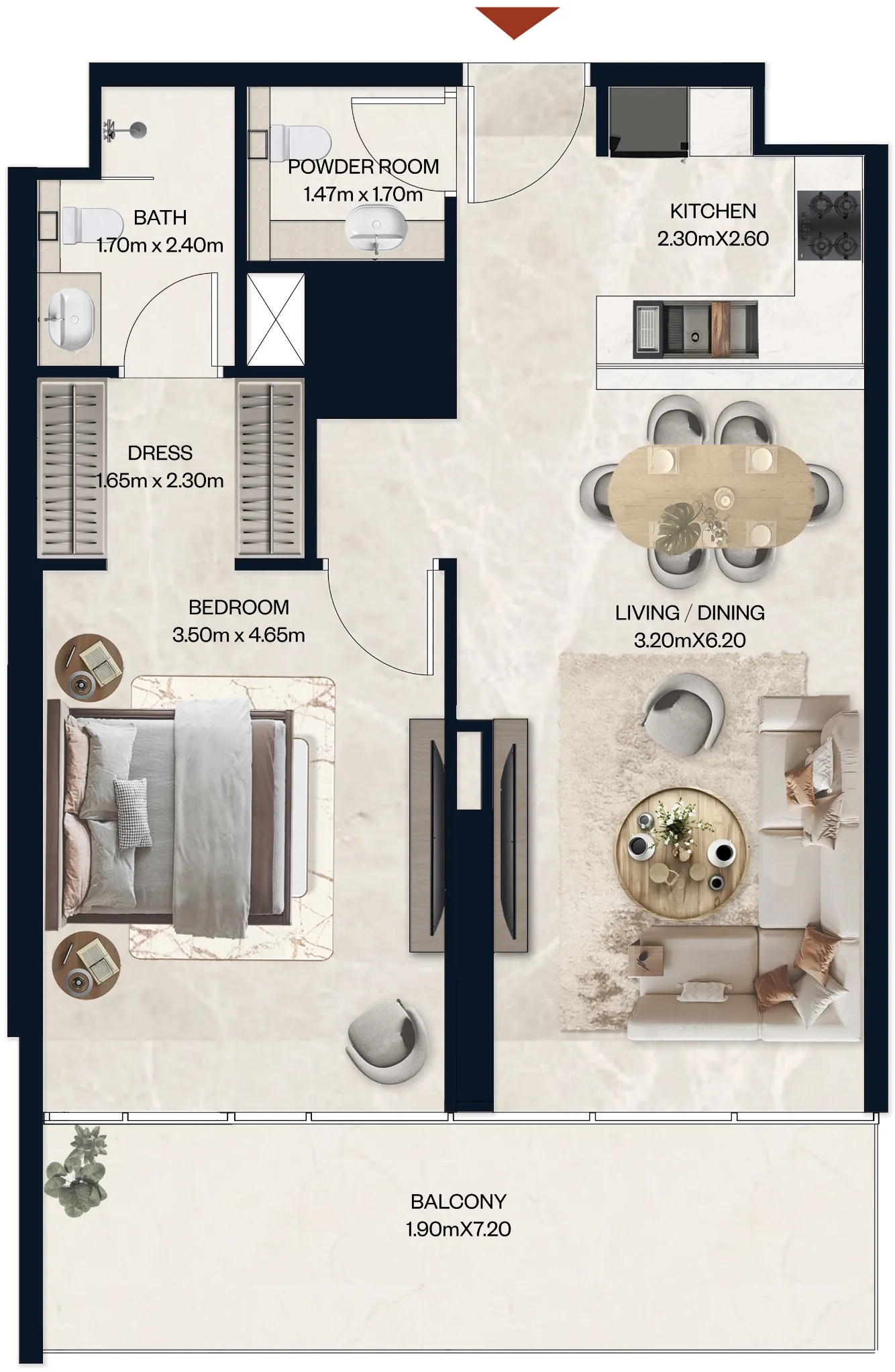 Al Tareq Star Real Estate Development Norah Residence floor plan
