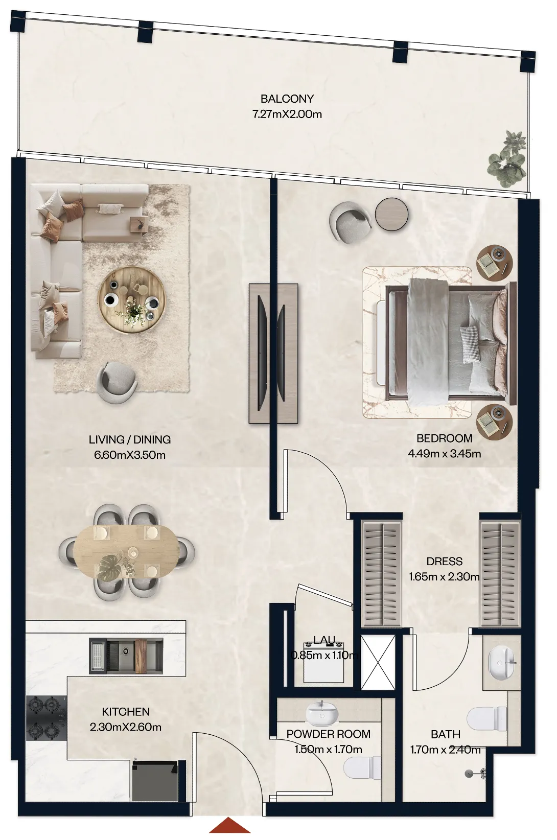 Al Tareq Star Real Estate Development Norah Residence floor plan