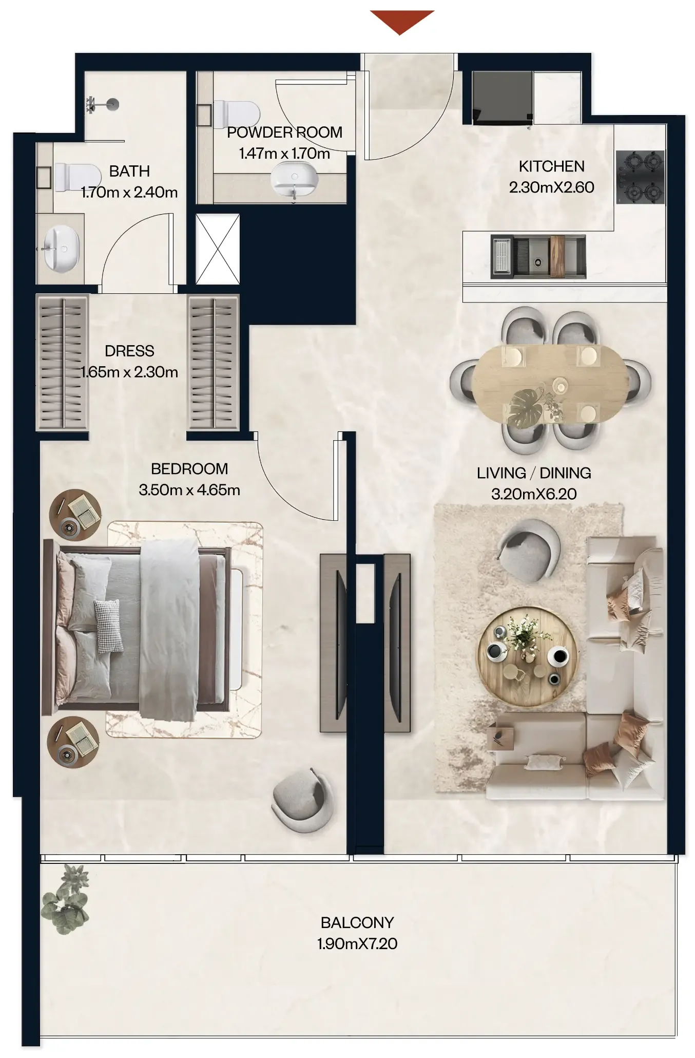 Al Tareq Star Real Estate Development Norah Residence floor plan