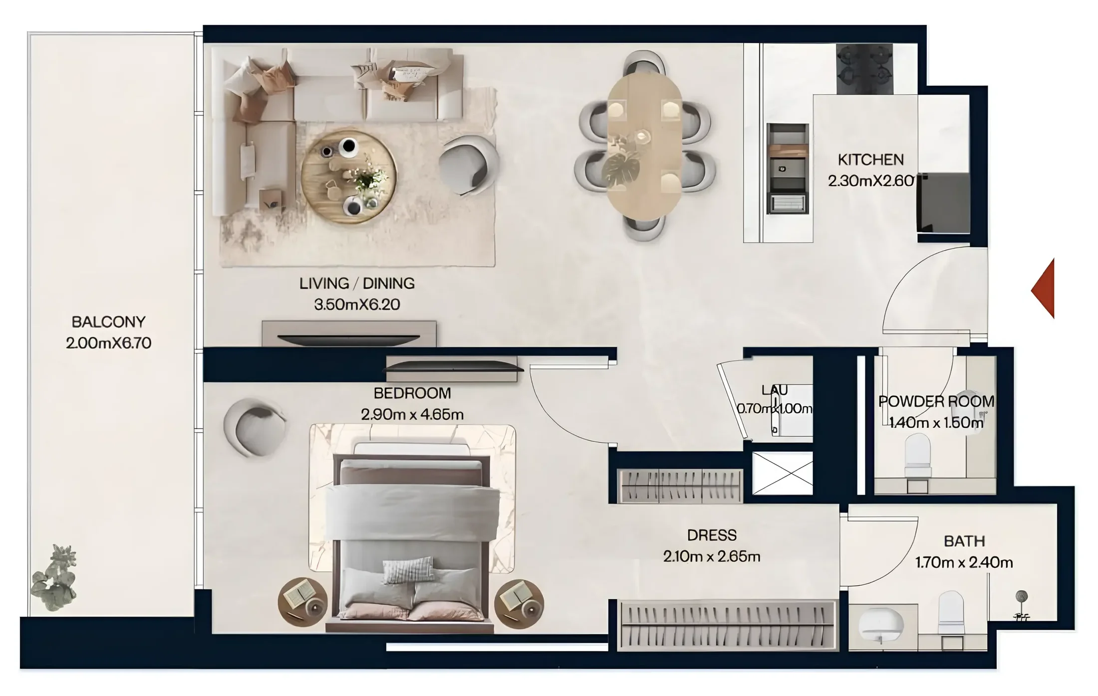 Al Tareq Star Real Estate Development Norah Residence floor plan
