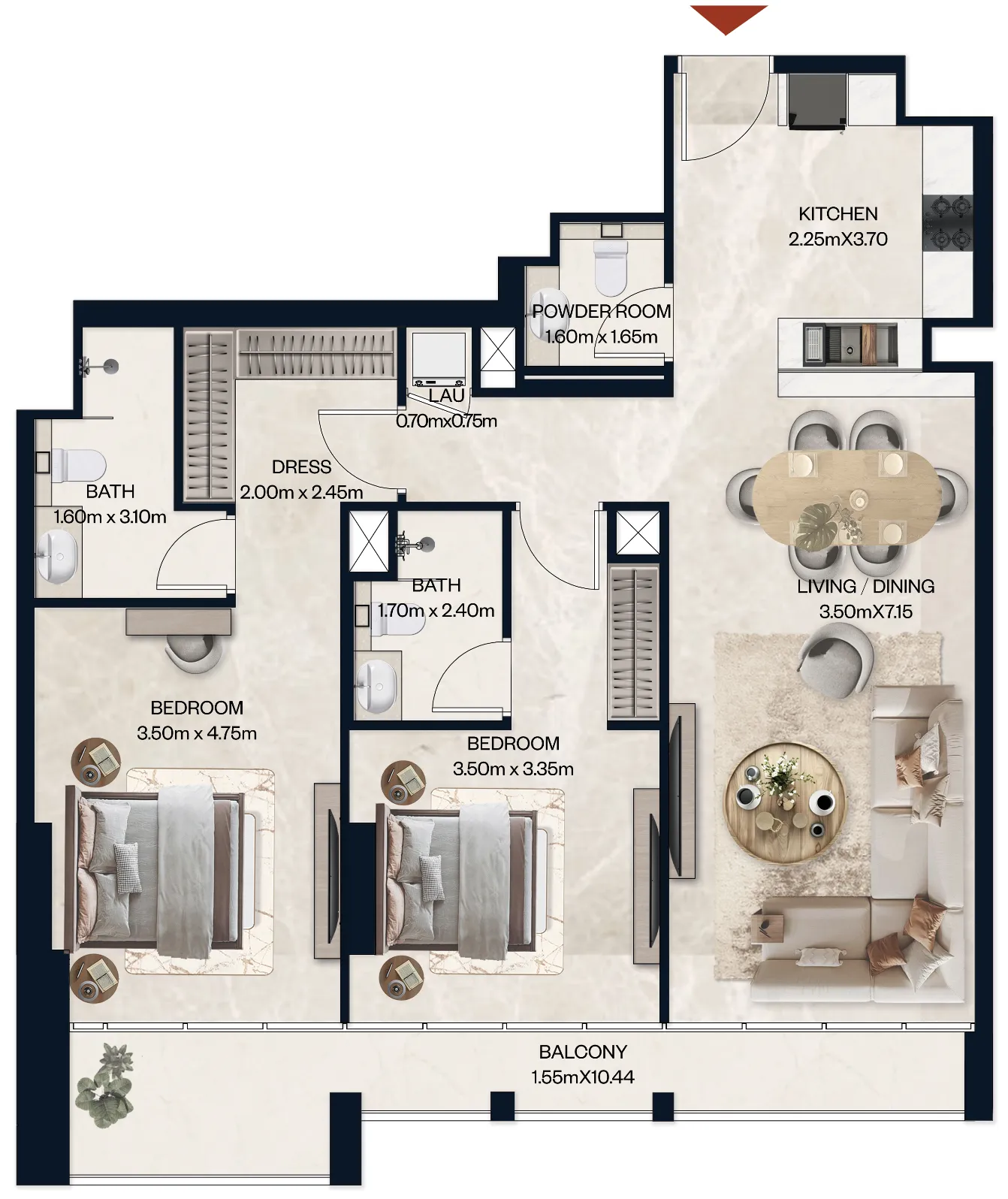 Al Tareq Star Real Estate Development Norah Residence floor plan