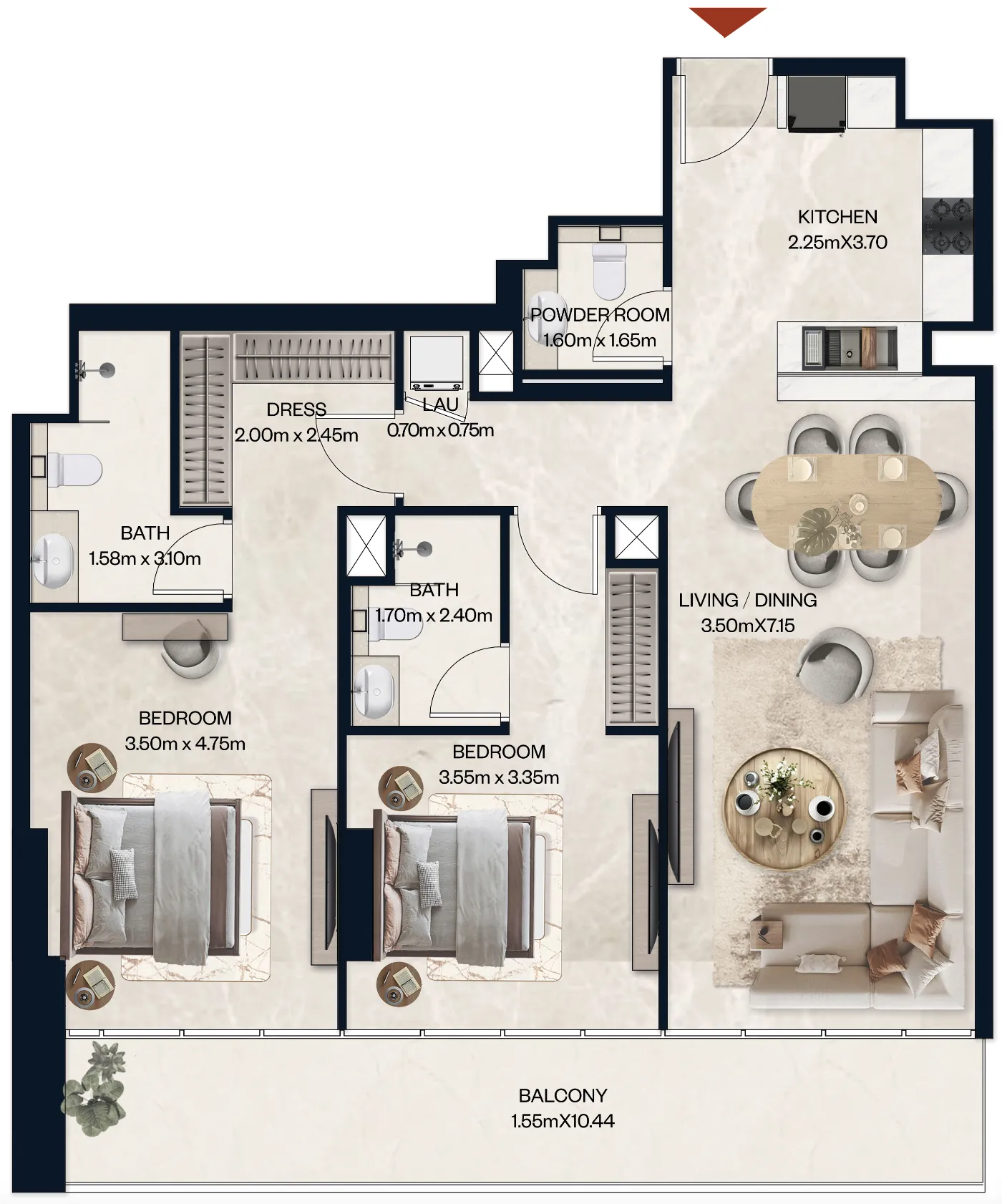 Al Tareq Star Real Estate Development Norah Residence floor plan