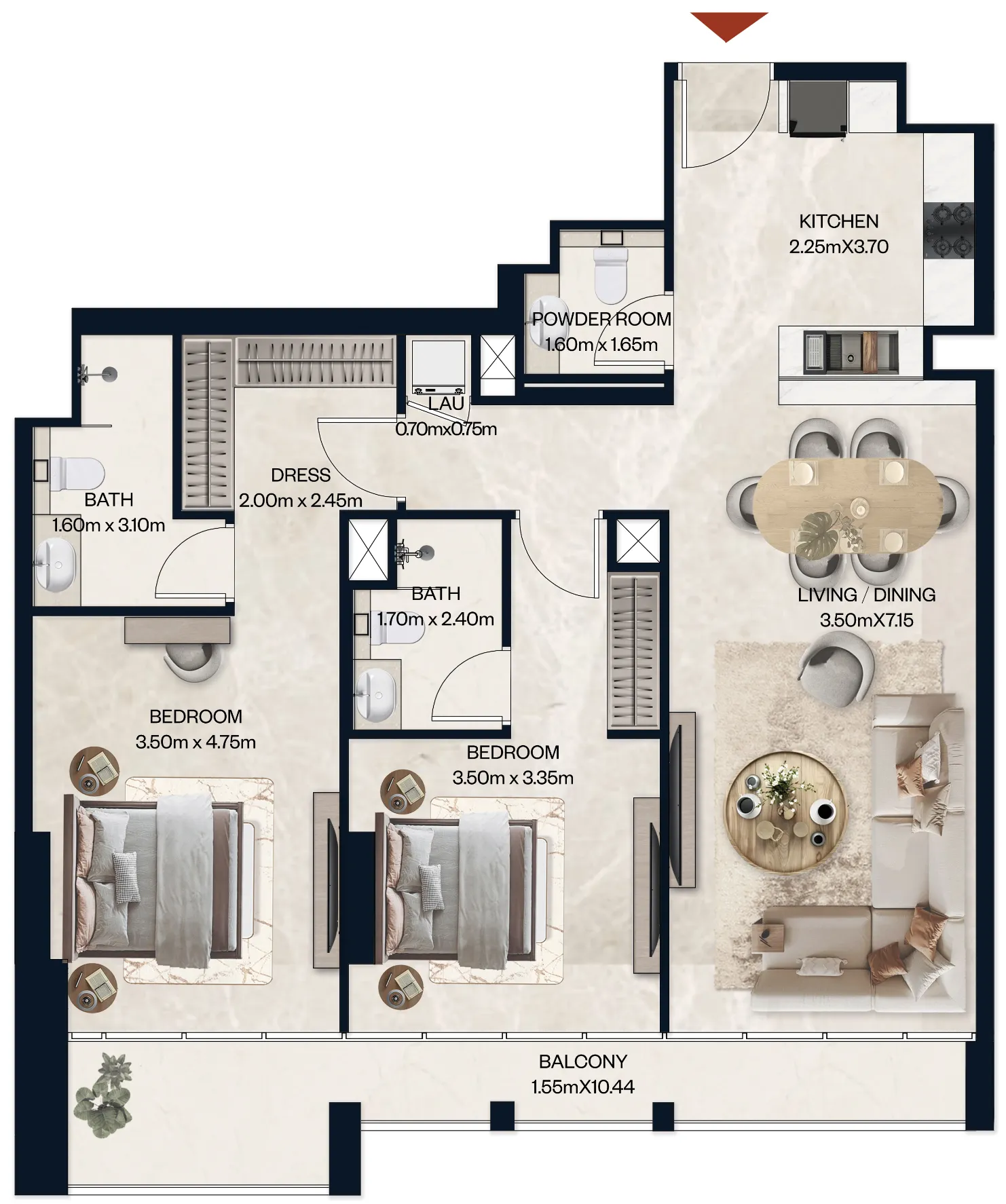 Al Tareq Star Real Estate Development Norah Residence floor plan