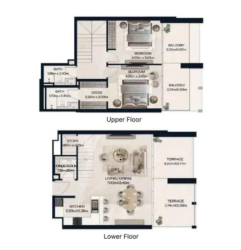 Al Tareq Star Real Estate Development Norah Residence floor plan