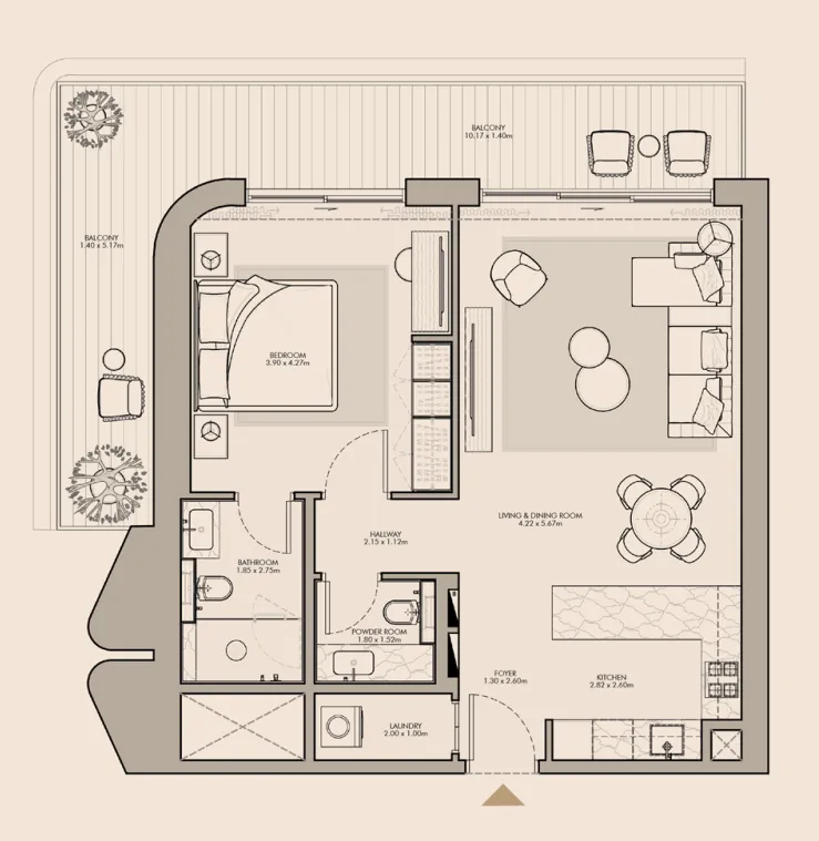 Meraas Nourelle floor plan