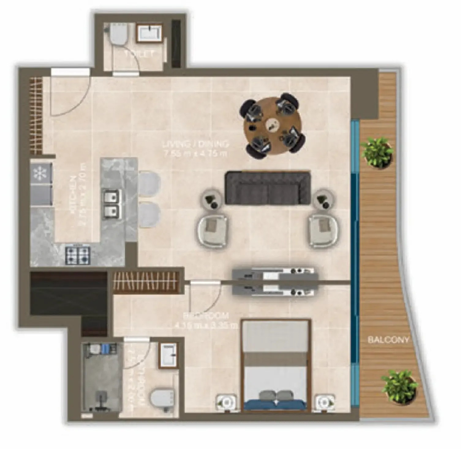 Al Ansari Properties Nova Tower floor plan