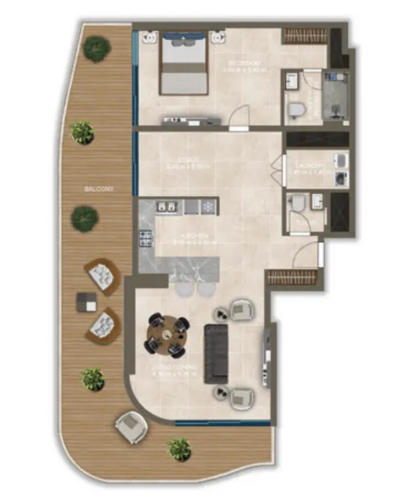 Al Ansari Properties Nova Tower floor plan
