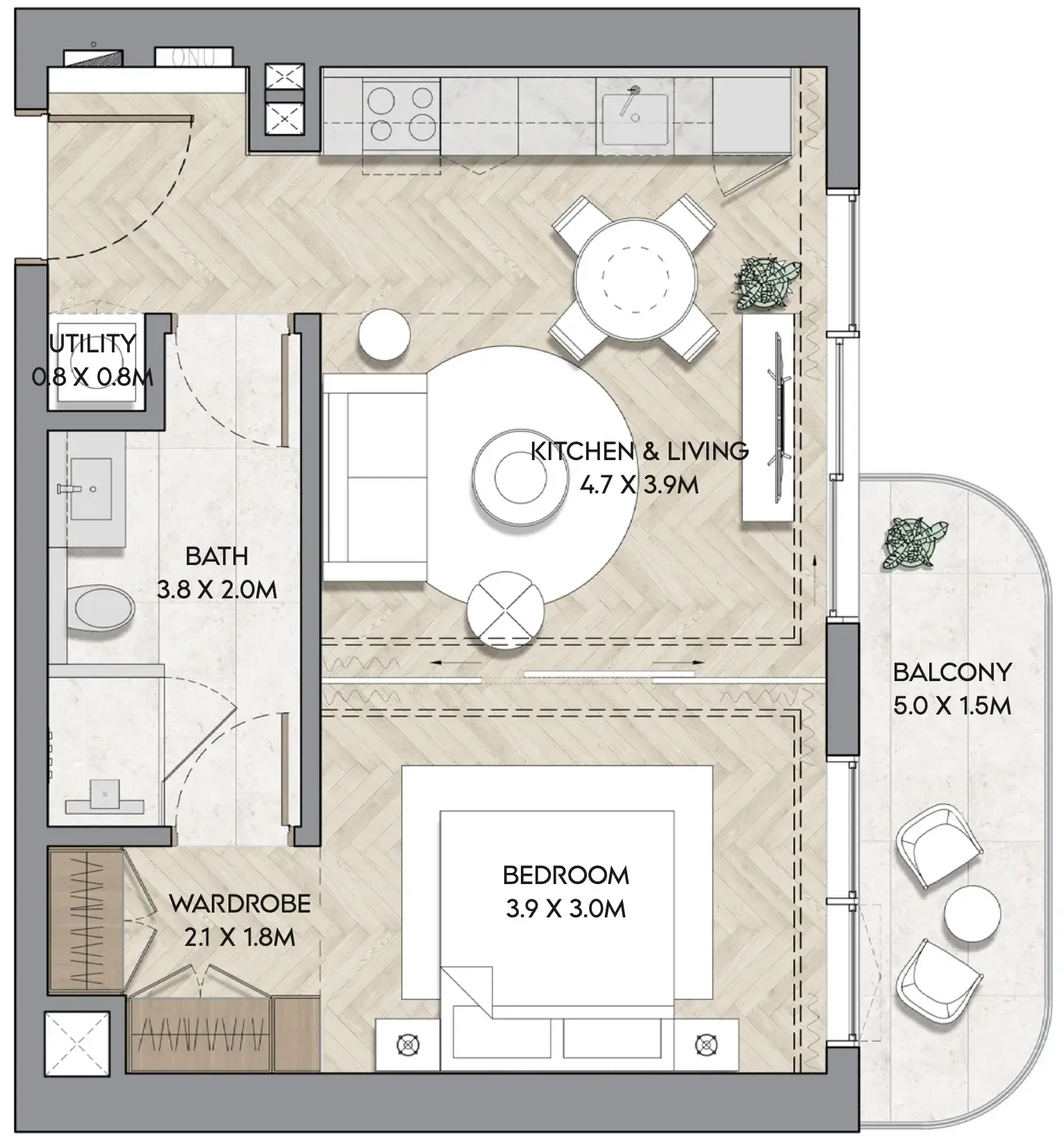 RAK Properties Nura floor plan