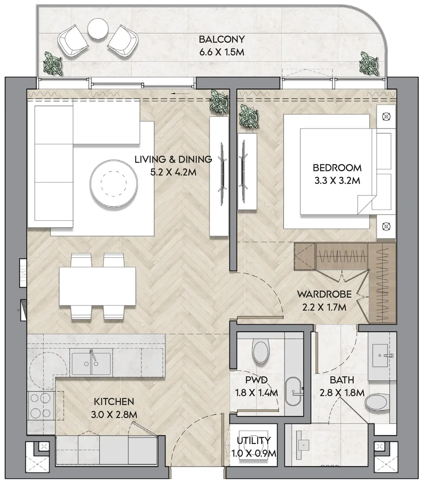 RAK Properties Nura floor plan