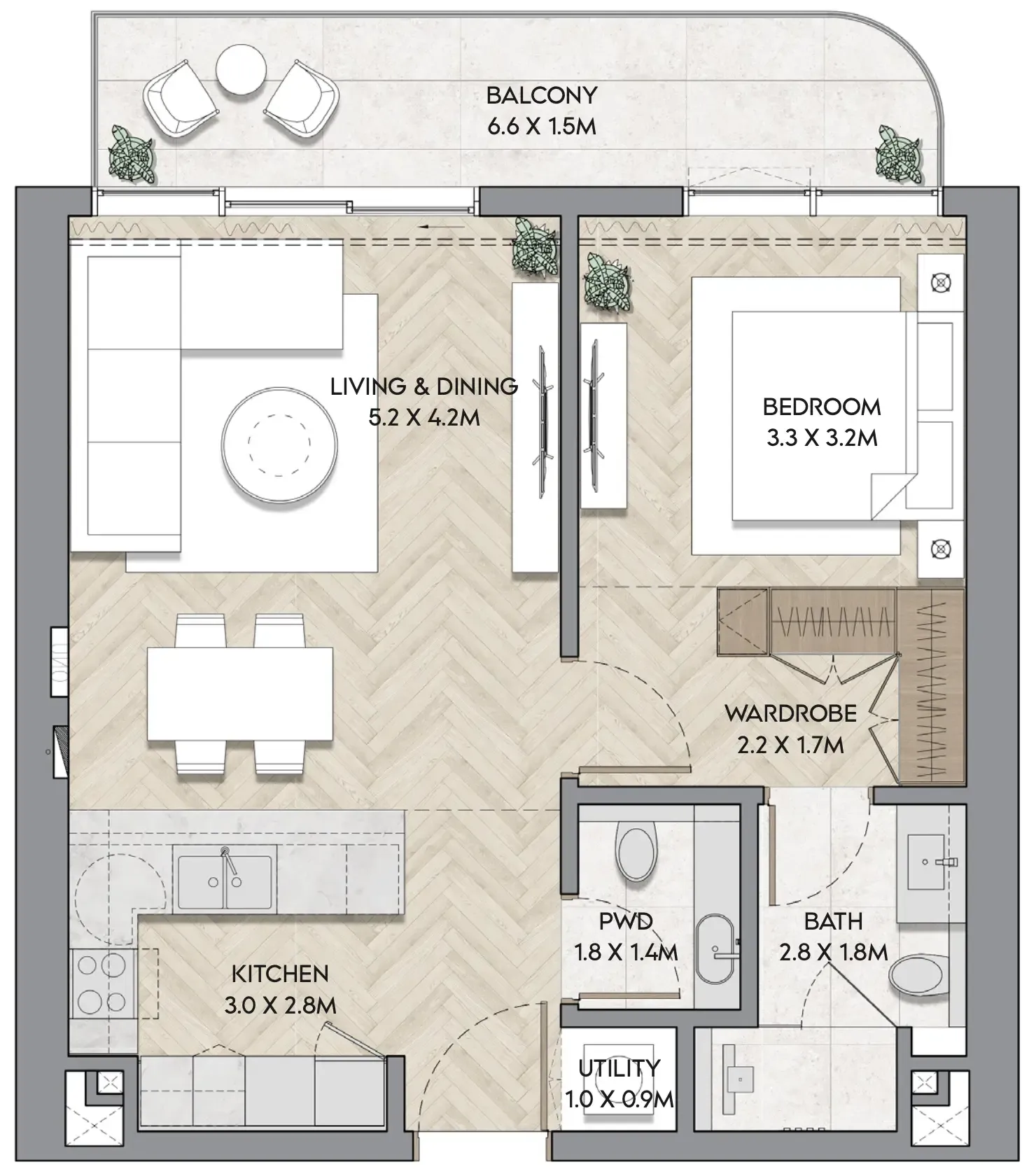 RAK Properties Nura floor plan