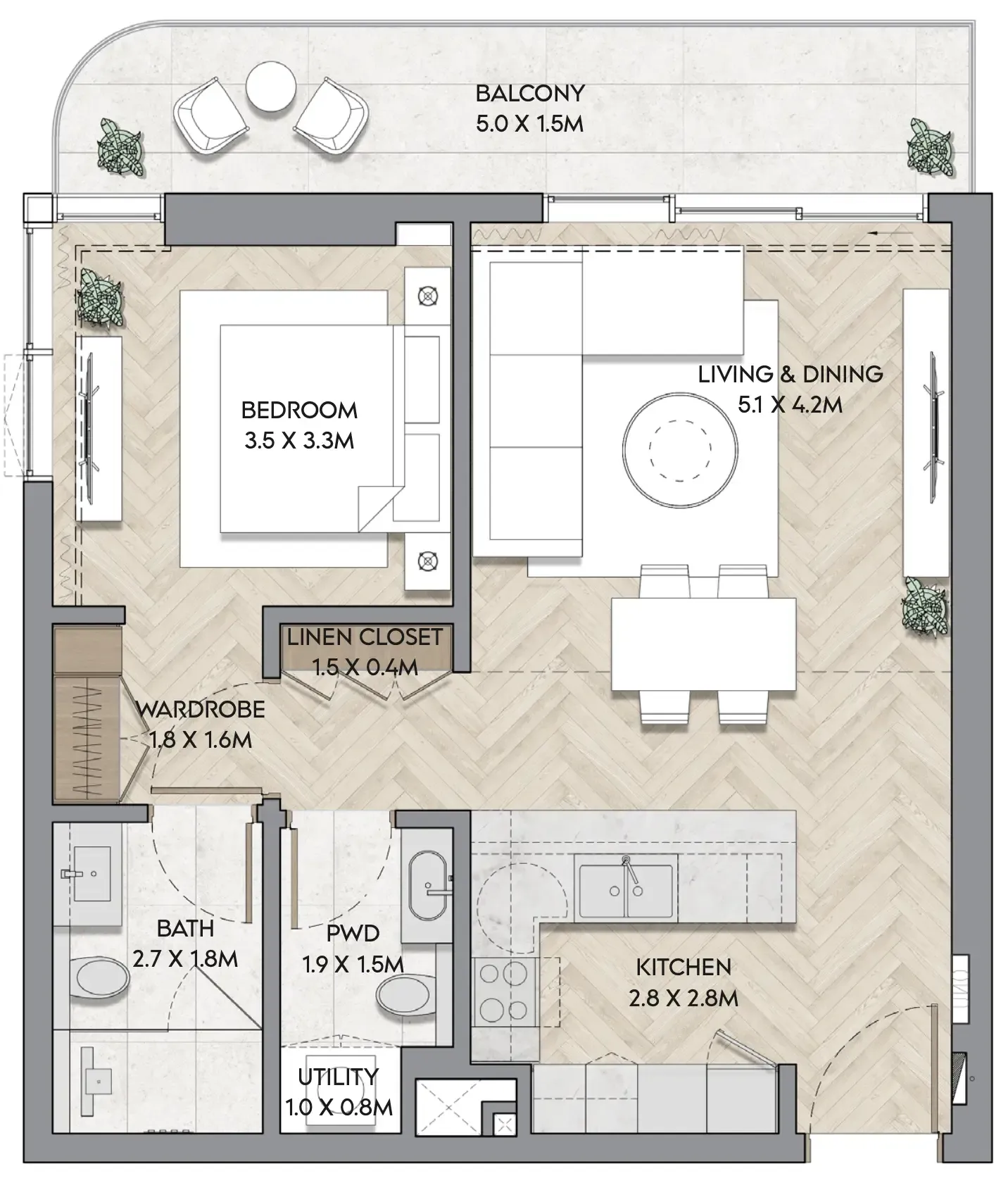 RAK Properties Nura floor plan
