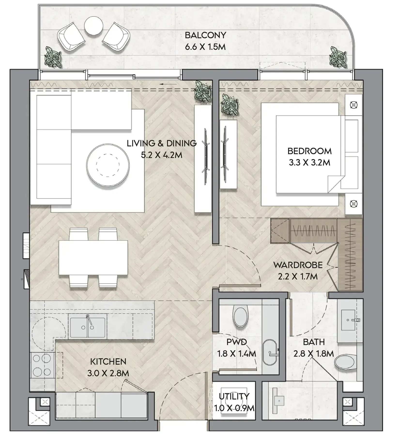 RAK Properties Nura floor plan
