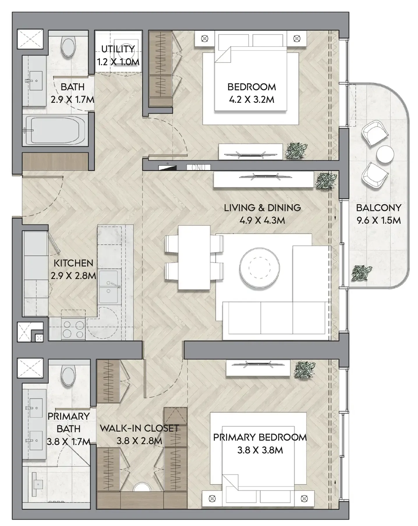 RAK Properties Nura floor plan