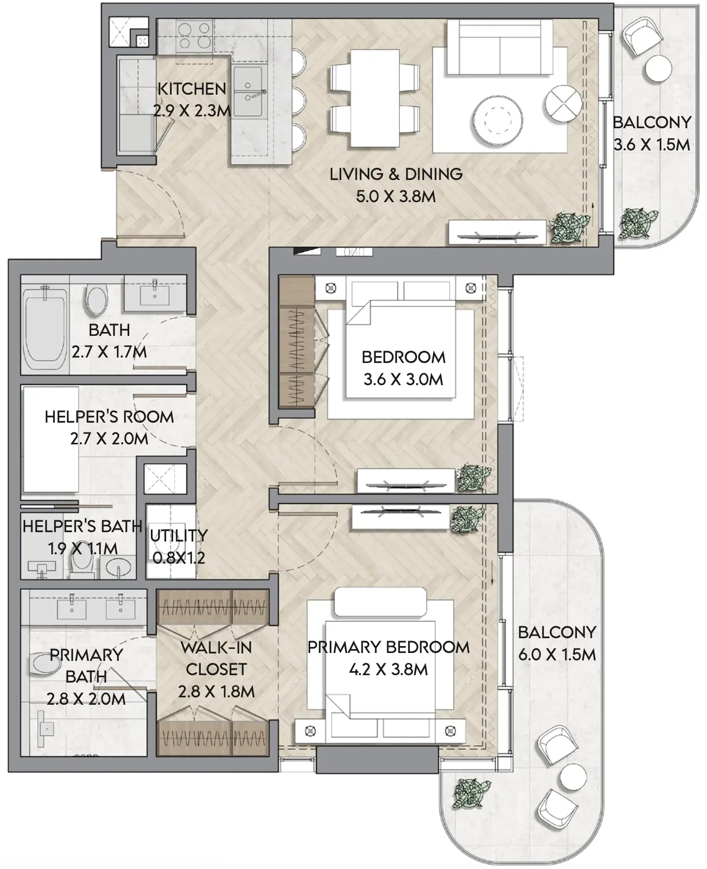 RAK Properties Nura floor plan