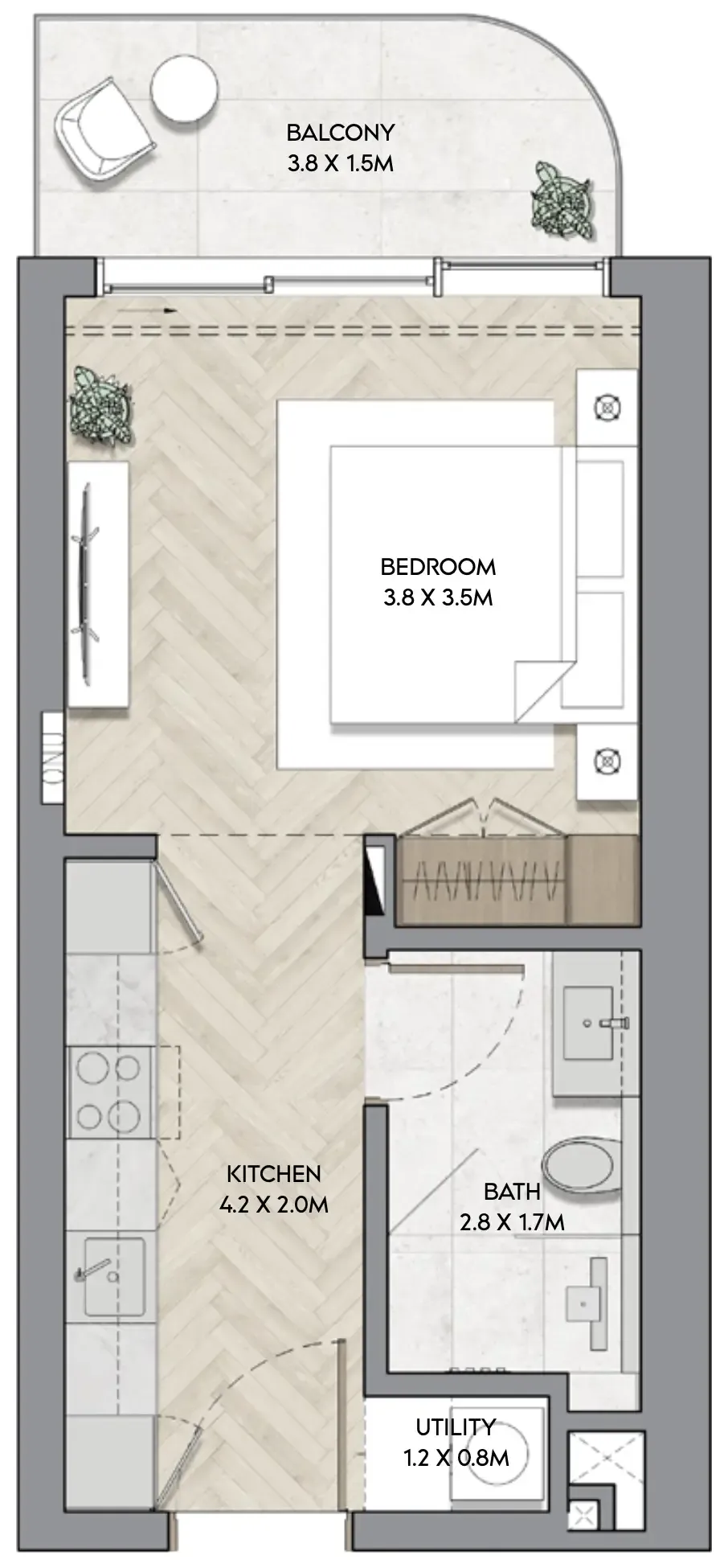 RAK Properties Nura floor plan