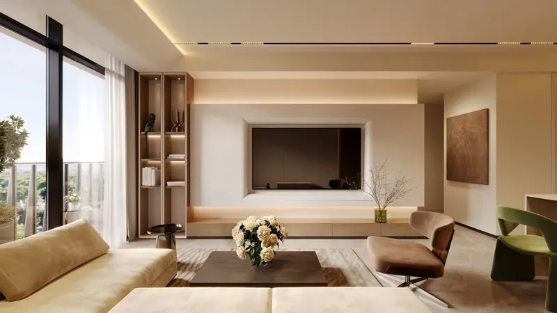 Interior at Oasis Residences in Dubai South Dubai