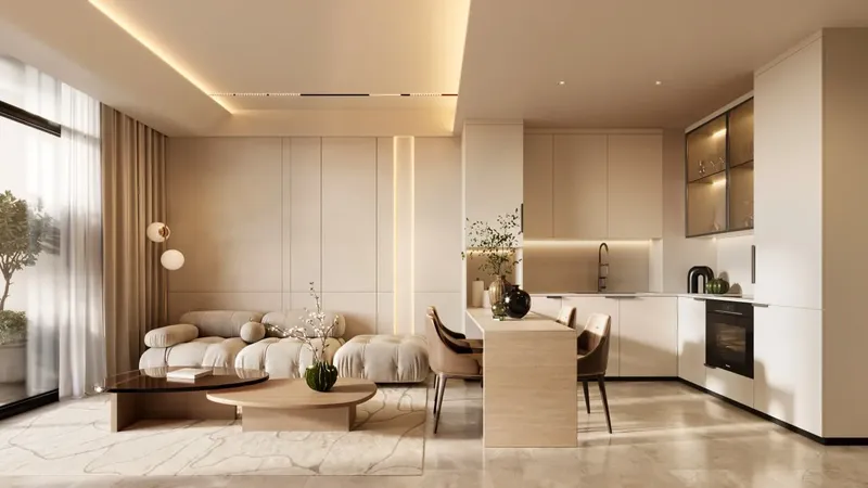 Interior at Oasis Residences in Dubai South Dubai
