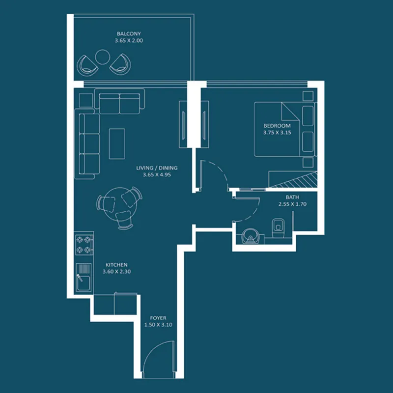 Danube Oasiz 2 floor plan