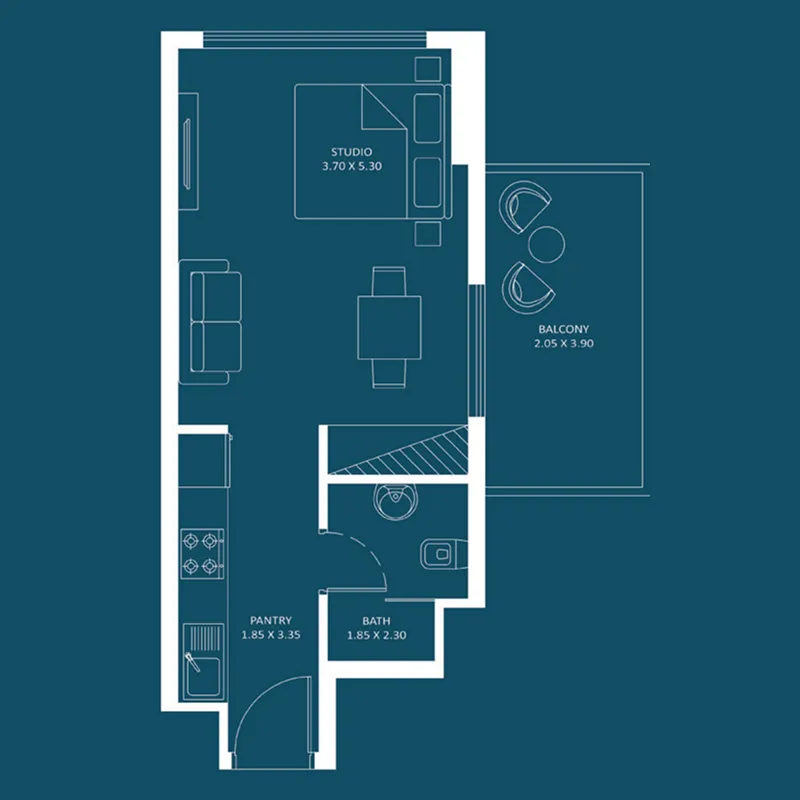 Danube Oasiz 2 floor plan