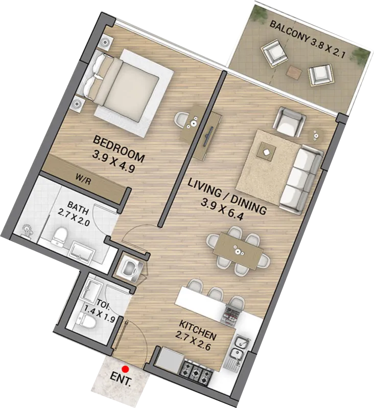 AAA Real Estate Development Ocean Tower floor plan