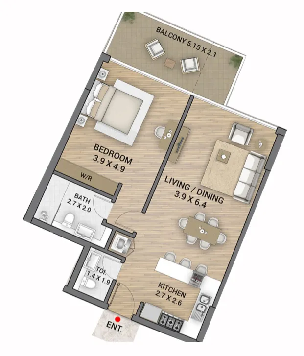 AAA Real Estate Development Ocean Tower floor plan