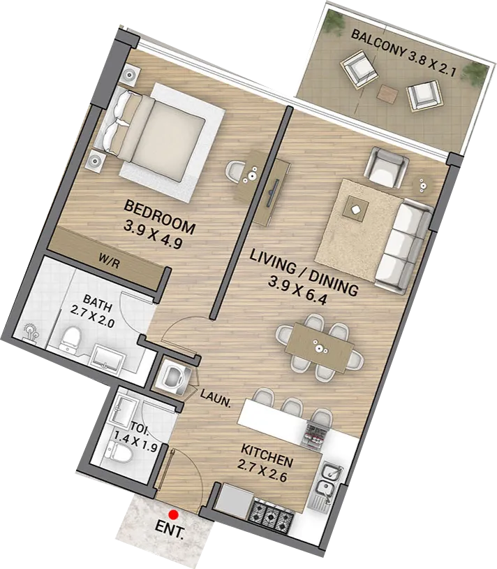 AAA Real Estate Development Ocean Tower floor plan