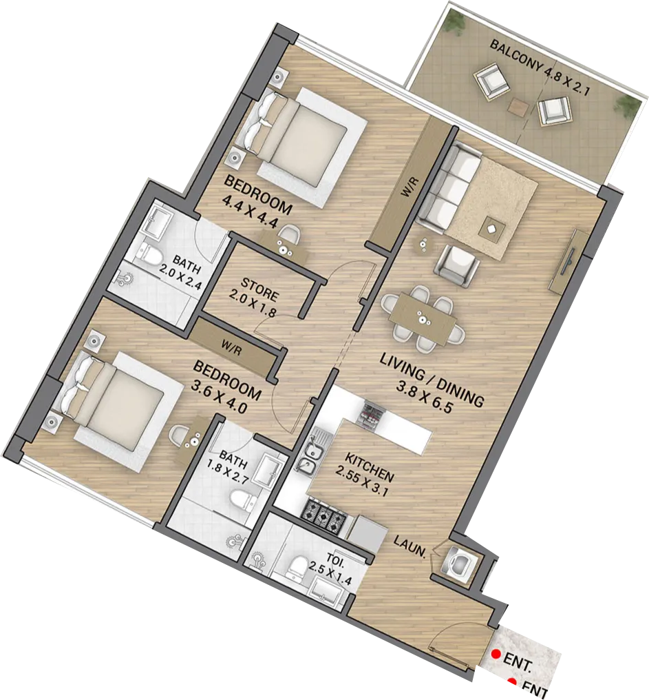 AAA Real Estate Development Ocean Tower floor plan