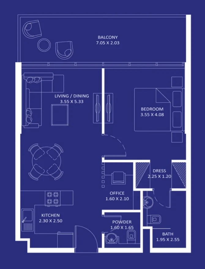 Danube Oceanz floor plan