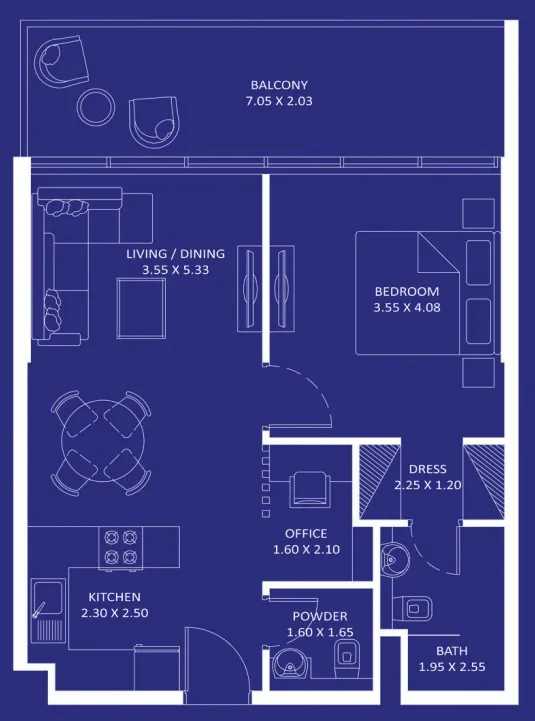 Danube Oceanz floor plan