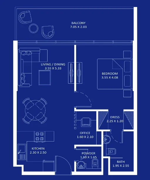 Danube Oceanz floor plan