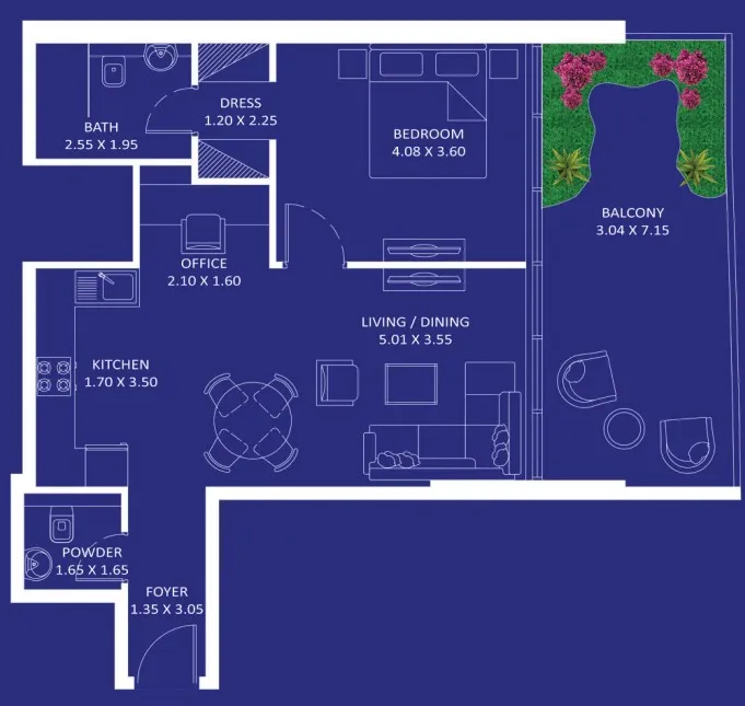 Danube Oceanz floor plan