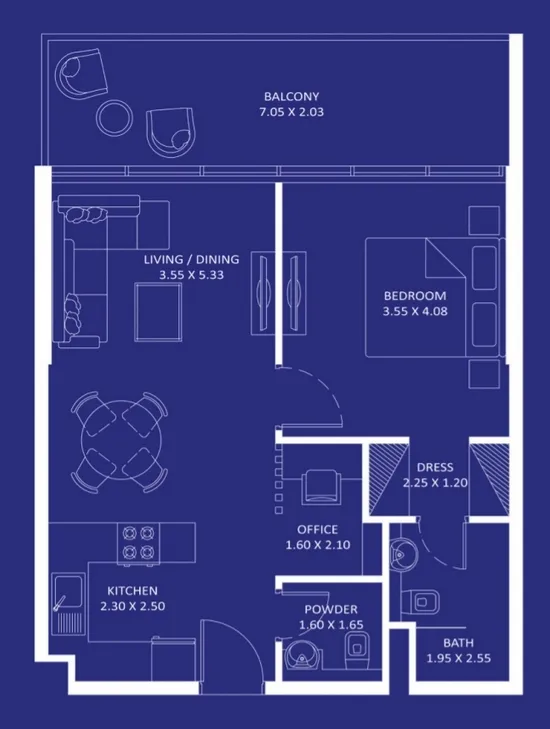 Danube Oceanz floor plan