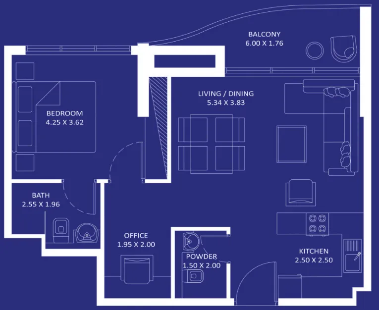 Danube Oceanz floor plan