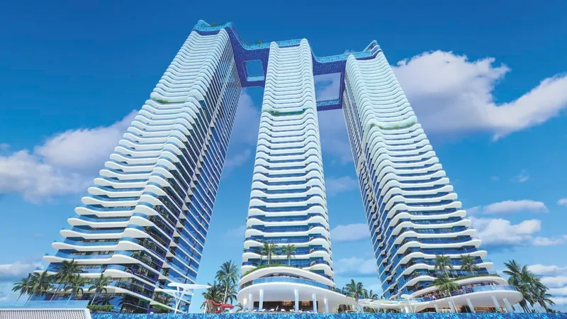 Exterior at Oceanz in Maritime City Dubai