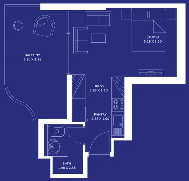 Danube Oceanz floor plan