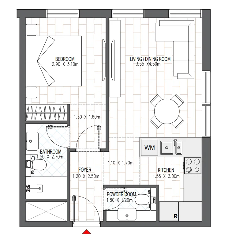 Alef Group Olfah floor plan