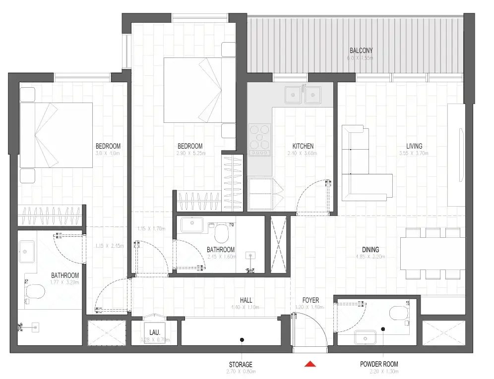 Alef Group Olfah floor plan