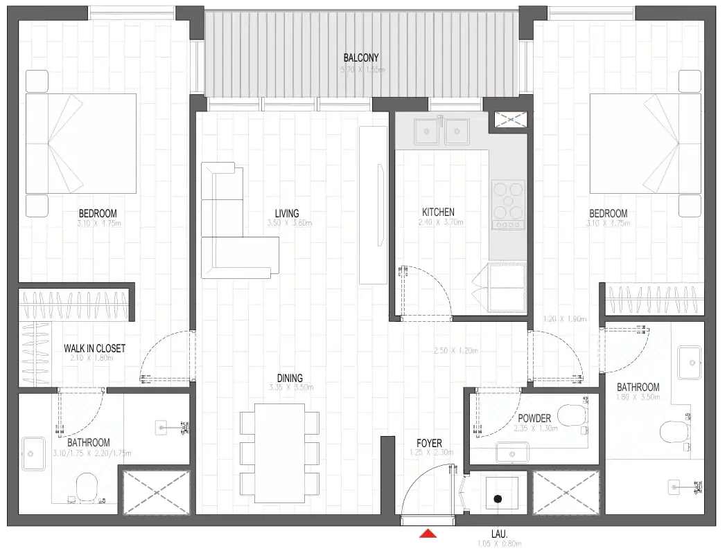 Alef Group Olfah floor plan