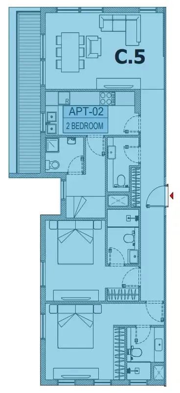 Alef Group Olfah floor plan