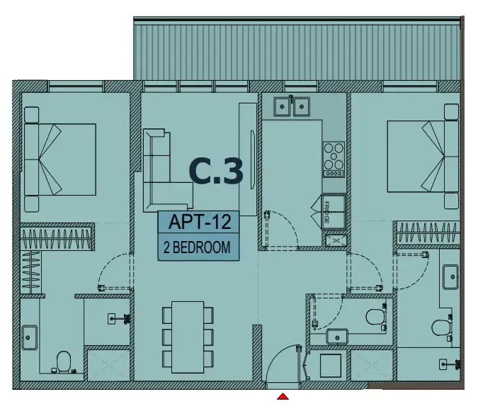 Alef Group Olfah floor plan